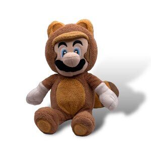 Nintendo Tanooki Mario Plush 9 1/2" Super Mario 3D Land Little Buddy USA